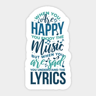 Melody & Mood - Musical Sentiments Sticker